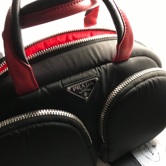 PRADA Bauletto Tessuto Pocket Runway Bag - Picture 3 of 6